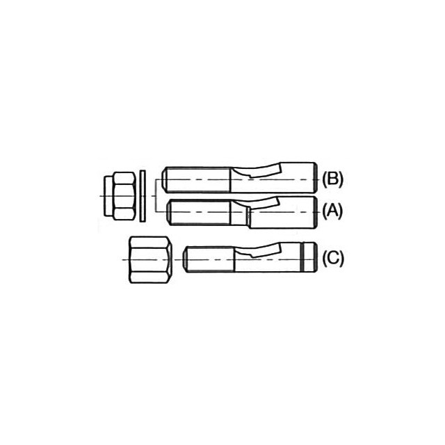 Verrouillage A Boulon Conique 1''3/8 Sachet de 3 408000075R référence fournisseur BYP408000075R